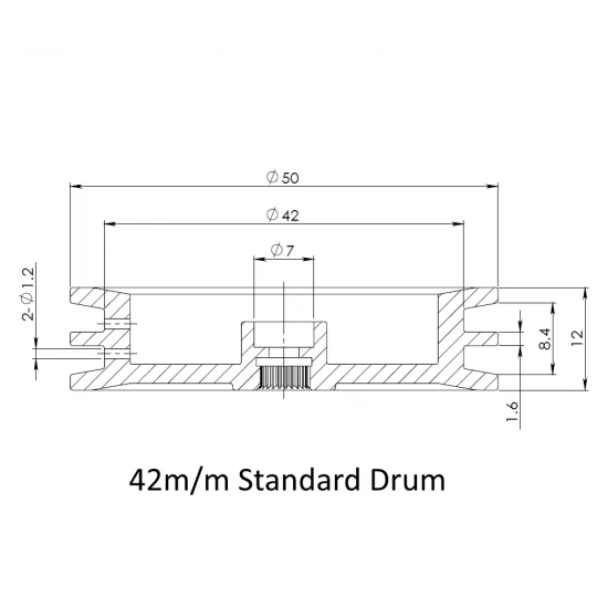 ALLOY SAILWINCH DRUM 42MM - Image 3