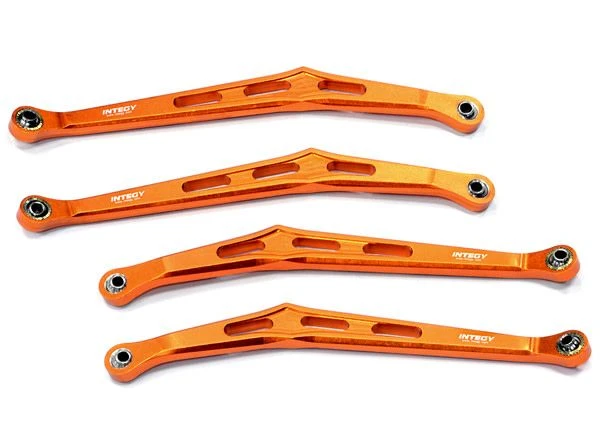 Integy C24746ORANGE Upper Suspension Links Wraith (4)