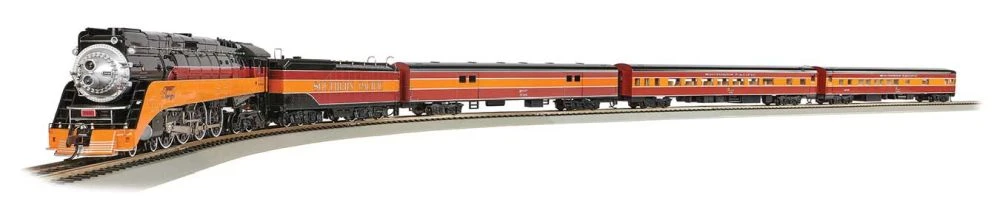 Bachmann Daylight Special - Standard DC -- Southern Pacific 4-8-4 GS-4, 3 Cars, 81 X 45" E-Z Track