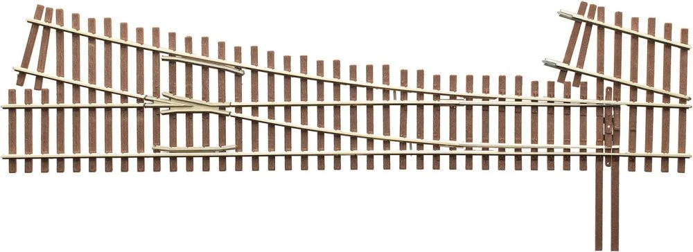 Micro Engineering Code 83 Ladder Track System Turnout -- #5e Right-Hand Last Ladder - HO