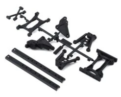 SCX10-II Frame Extension & Brace Set: 6x6