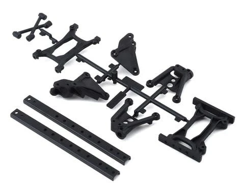 SCX10-II Frame Extension & Brace Set: 6x6